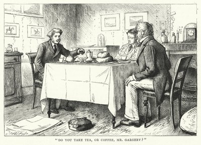 Illustratie voor Great Expectations door Charles Dickens door Francis Arthur Fraser