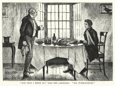 Illustratie voor Great Expectations door Charles Dickens (gravure) door Francis Arthur Fraser