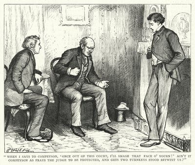 Illustratie voor Great Expectations door Charles Dickens (gravure) door Francis Arthur Fraser