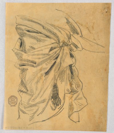 Draperie Studie door Francis Augustus Lathrop