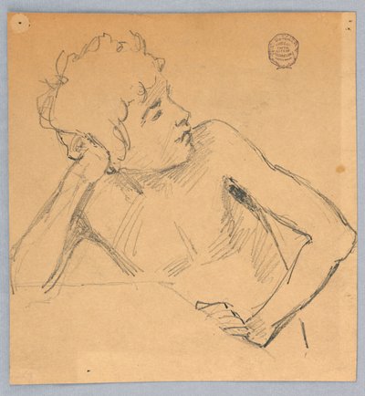 Figurenstudie door Francis Augustus Lathrop