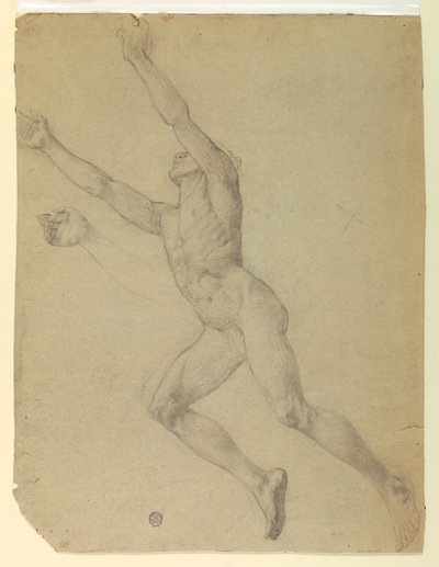 Figurenstudie voor Diana en haar gevolg tussen de sterrenbeelden door Francis Augustus Lathrop