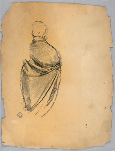 Figuur met draperie door Francis Augustus Lathrop