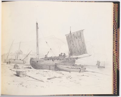 Vissersboten door Francis Augustus Lathrop