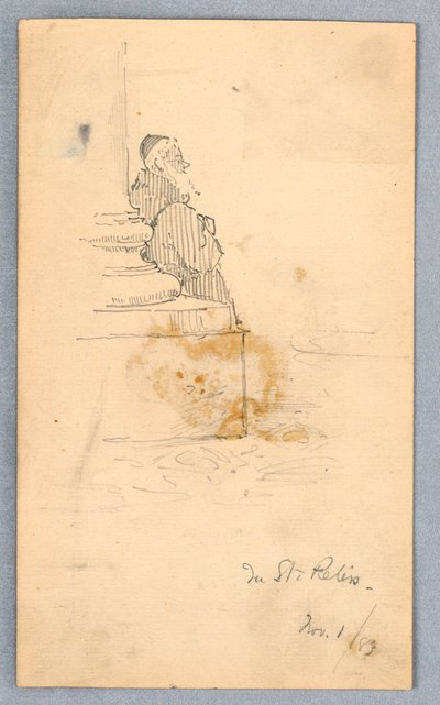 Priester in de Sint-Pieter door Francis Augustus Lathrop