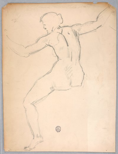 Schets voor "Nacht" door Francis Augustus Lathrop