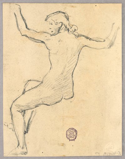 Schets voor "Nacht" door Francis Augustus Lathrop