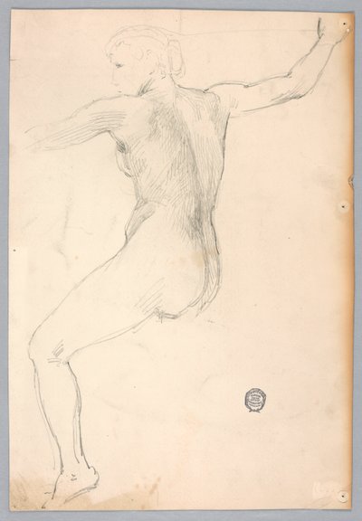 Schets voor "Nacht" door Francis Augustus Lathrop