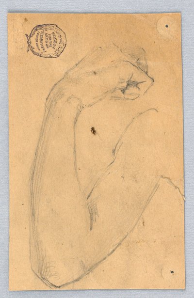 Schets van Rechterarm door Francis Augustus Lathrop