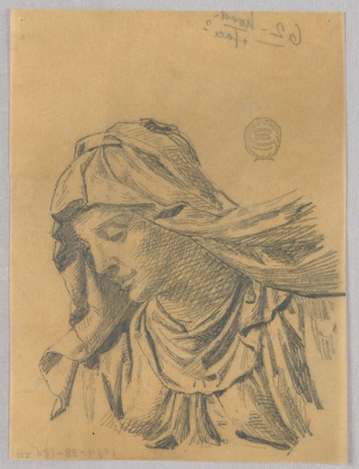 Studie voor Buste van de Madonna door Francis Augustus Lathrop