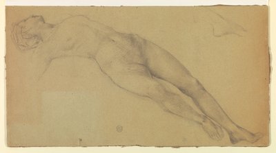 Studie voor "Diana en haar bedienden tussen de sterrenbeelden" door Francis Augustus Lathrop