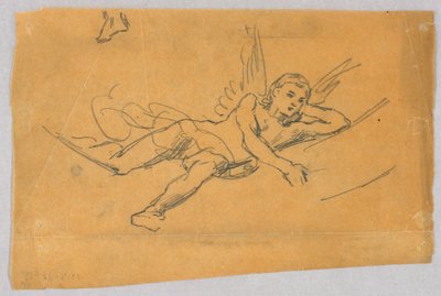 Studie voor "Zodiac" door Francis Augustus Lathrop
