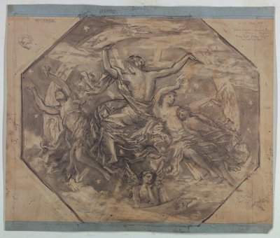 Studie voor "Zodiac" door Francis Augustus Lathrop