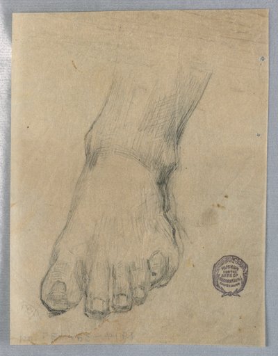 Studie voor een Voet door Francis Augustus Lathrop