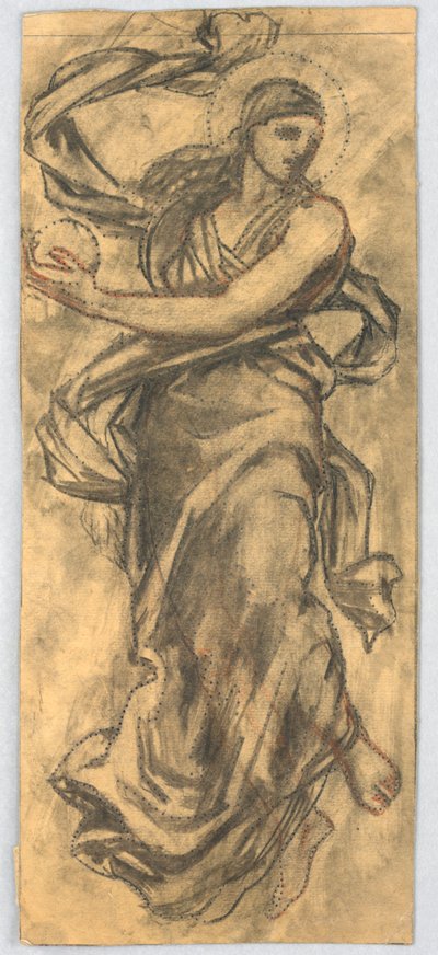 Studie voor een muurschildering door Francis Augustus Lathrop
