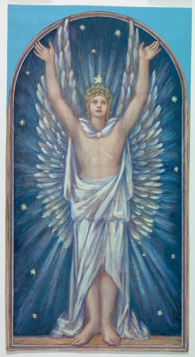 Studie voor figuur door Francis Augustus Lathrop