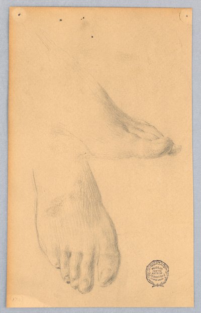 Studie van Voeten door Francis Augustus Lathrop