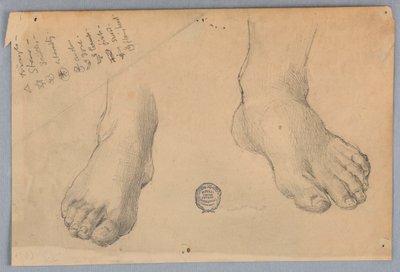 Studie van Voeten door Francis Augustus Lathrop