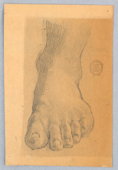 Studie van Linker Voet door Francis Augustus Lathrop