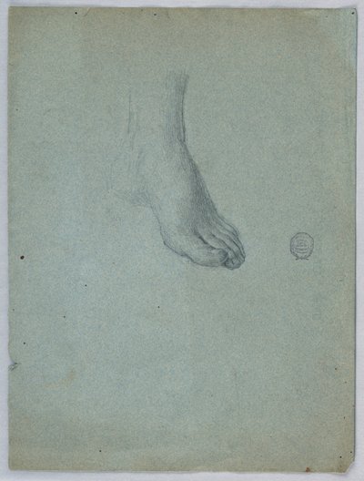 Studie van linkervoet door Francis Augustus Lathrop