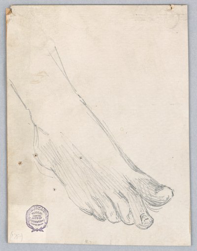 Studie van Rechtervoet door Francis Augustus Lathrop