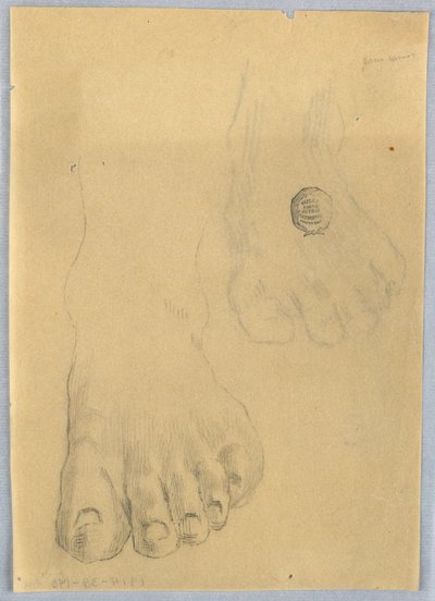 Studie van een Linkervoet door Francis Augustus Lathrop