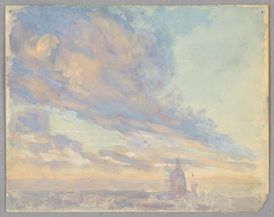 Studie van wolken, Rome, Italië door Francis Augustus Lathrop