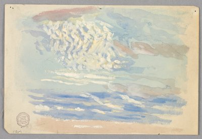 Studie van Wolken, Rome, Italië door Francis Augustus Lathrop