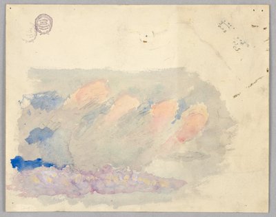 Studie van wolken, Rome, Italië door Francis Augustus Lathrop