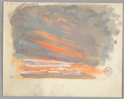 Studie van wolken, Rome, Italië door Francis Augustus Lathrop