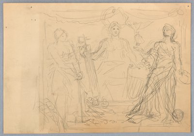 Symbolische Figuren door Francis Augustus Lathrop