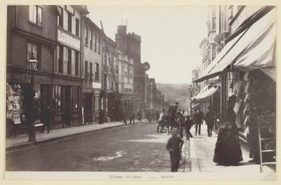 Exeter, Fore Street, 1860-94 door Francis Bedford