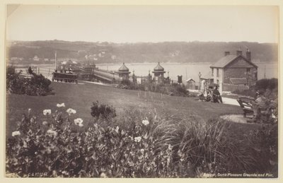 Bangor, Garth Pleasure Grounds en Pier door Francis Bedford