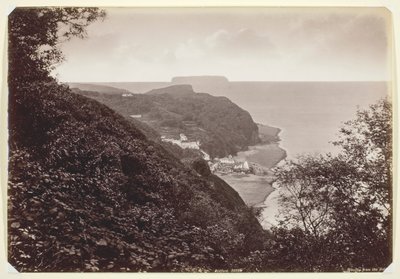 Clovelly vanaf de Hobby door Francis Bedford