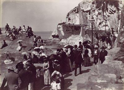 Ilfracombe, Capstone Parade, 1870s door Francis Bedford