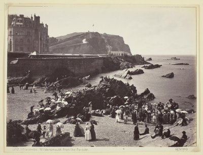 Ilfracombe, Wildersmouth vanaf de Parade door Francis Bedford