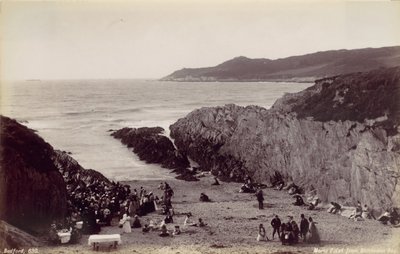 Morte Point vanaf Barricane Bay, 1870s door Francis Bedford
