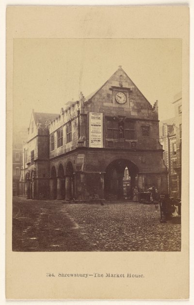 Shrewsbury - Het Markthuis. door Francis Bedford