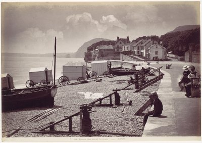 Sidmouth, westelijk uiteinde van de esplanade door Francis Bedford
