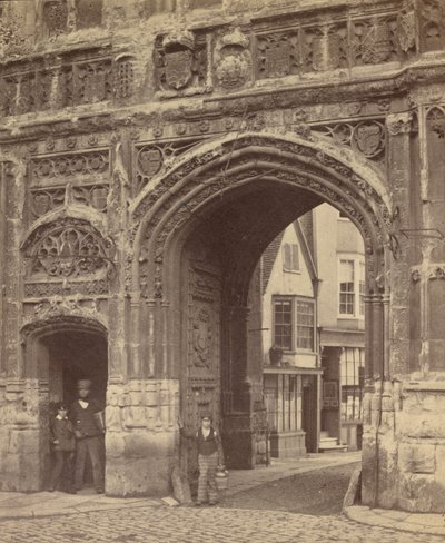 [The Gateway, Canterbury]. door Francis Bedford
