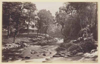 Watersmeet, het huisje en de stromen door Francis Bedford