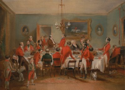 Vrijgezellenzaal: Het Jachtontbijt door Francis Calcraft Turner