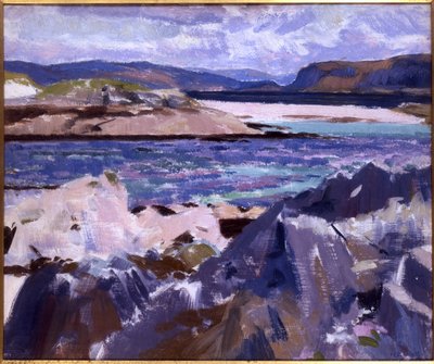 Eilean Annraidh vanaf het noordelijke uiteinde, Iona, kijkend naar Mull door Francis Campbell Boileau Cadell