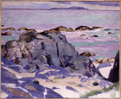 Lunga vanaf boven Mermaids, Iona door Francis Campbell Boileau Cadell