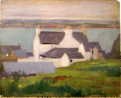 Het Atelier van de Kunstenaar, Iona, vanaf St. Columba Hotel door Francis Campbell Boileau Cadell