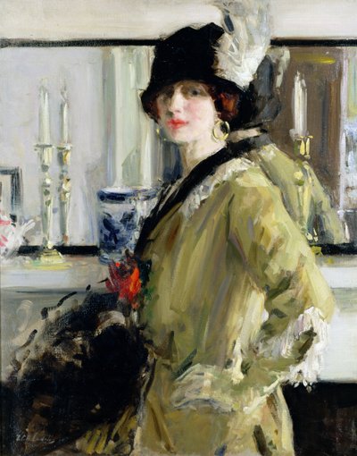 De Zwarte Hoed door Francis Campbell Boileau Cadell