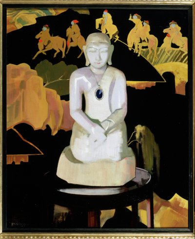 De Boeddha (Zwart en Goud) ca. 1929-30 door Francis Campbell Boileau Cadell