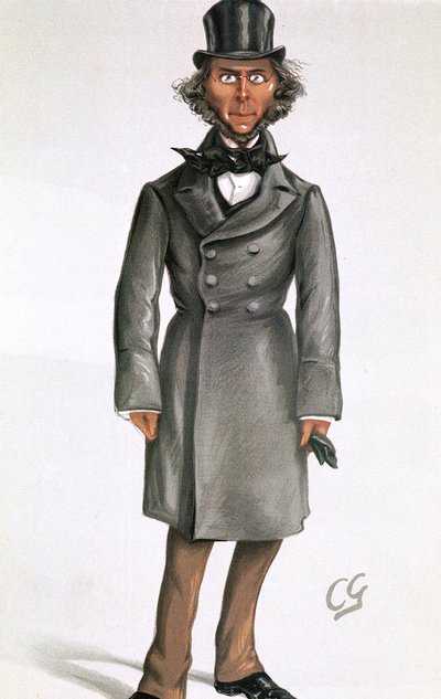 Herbert Spencer, Engelse filosoof en socioloog, 1879 door Francis Carruthers Gould