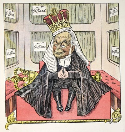 De vroege E, illustratie uit Het Struwwelpeter Alfabet, vers door Harold Begbie door Francis Carruthers Gould