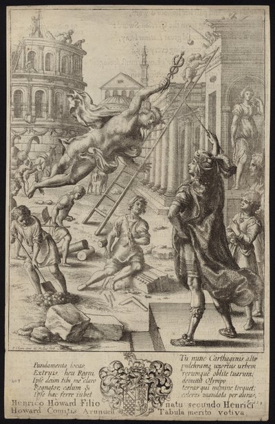 Aeneas en Mercurius door Francis Cleyn